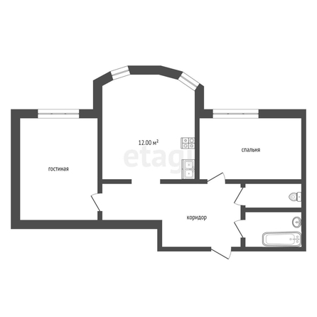 
   Продам 2-комнатную, 77.2 м², Монтажников ул, 12/1

. Фото 17.