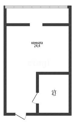 
   Продам студию, 28.5 м², Ратной Славы ул, 32

. Фото 1.