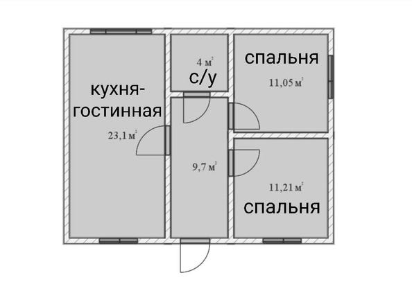 
   Продам дом, 58 м², Тамань

. Фото 12.