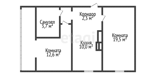 
   Продам 2-комнатную, 56.3 м², 70-летия Октября ул, 34

. Фото 12.