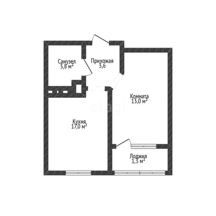 
   Продам 1-комнатную, 36 м², Наставников ул, 12/1

. Фото 1.