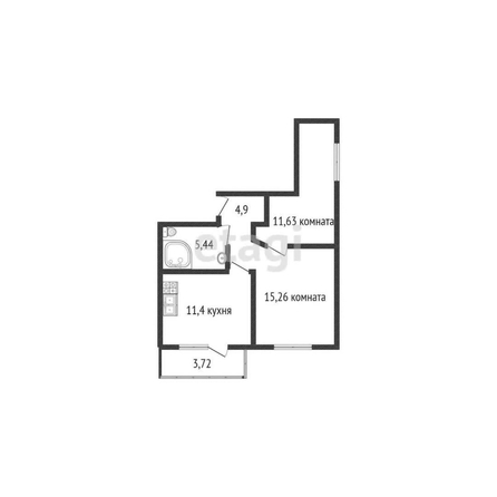 
   Продам 2-комнатную, 48.9 м², Рахманинова С.В. ул, 34

. Фото 13.