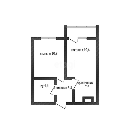 
   Продам 1-комнатную, 34.9 м², Героя Ростовского ул, 8/4

. Фото 1.