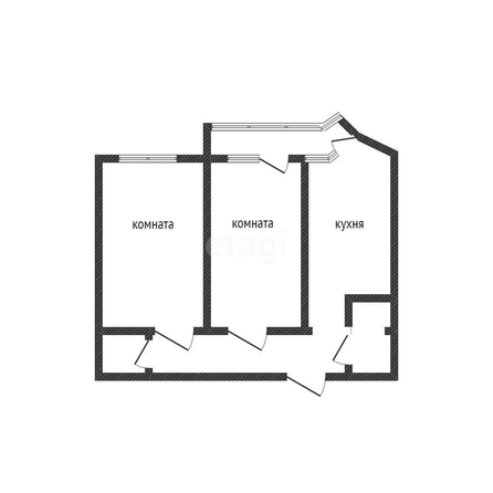 
   Продам 2-комнатную, 58.7 м², Героя Владислава Посадского ул, 17/1

. Фото 1.