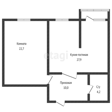 
   Продам 2-комнатную, 62.8 м², Гидростроителей ул, 59

. Фото 16.