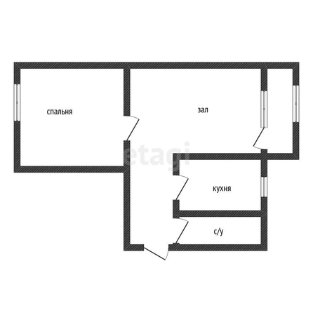 
   Продам 2-комнатную, 43.3 м², Курчатова ул, 4

. Фото 11.