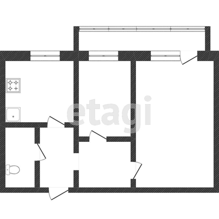 
   Продам 2-комнатную, 48.1 м², Евгении Жигуленко ул, 3

. Фото 21.