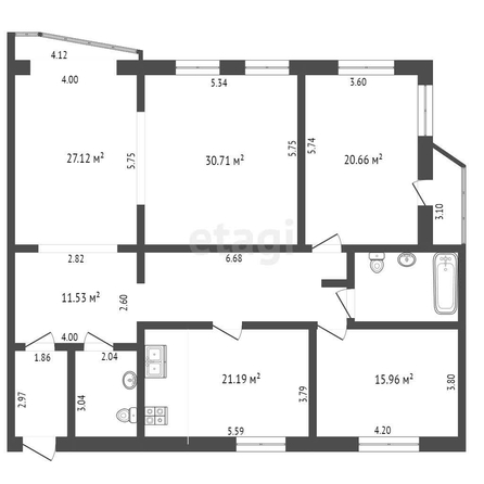 
   Продам 3-комнатную, 157 м², Дзержинского (Пашковский жилой масси ул, 10/1

. Фото 20.