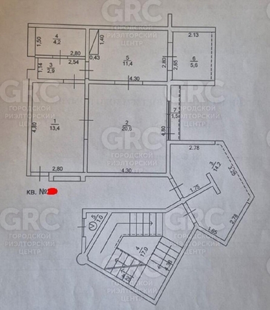 
  Продается 1-комн. квартира, 57 м², Фабрициуса Я. ул, д. 2/4а
. Фото 19.