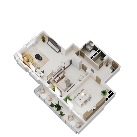 
  Продается 2-комн. квартира 97.05 м², в ЖК Золотой Берег, литер 4. Фото 2.