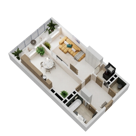 
   Продам 1-комнатную, 57.86 м², Золотой Берег, литер 3

. Фото 1.