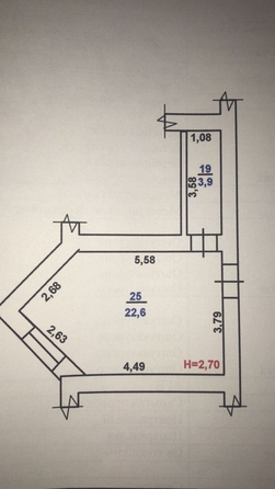 
  Продается 1-комн. квартира, 26 м², Краснозеленых ул, д. 29/12
. Фото 17.