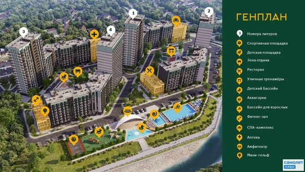 
  Продается  квартира, 35 м², ЖК Botanica Hills (Ботаника Хилс), лит 1
. Фото 4.