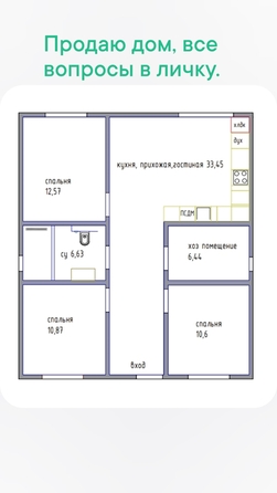 
  Продам дом, 130.2 м², Краснодар
. Фото 2.