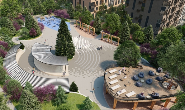 
  Продается 1-комн. квартира 37.56 м², в ЖК Зеленая территория, литера 1.3. Фото 9.