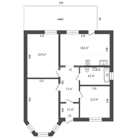 
  Продается дом, 86 м², хутор Красный
. Фото 13.