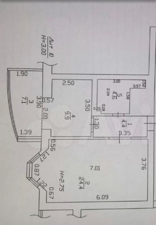 
  Продается 1-комн. квартира, 50 м², Владимирская ул, д. 55к9
. Фото 10.