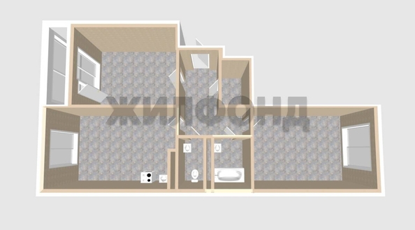 
  Продается 2-комн. квартира, 76.1 м², Морская ул, д. 43
. Фото 16.