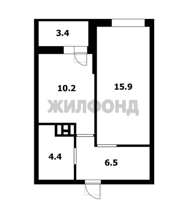 
  Продается 1-комн. квартира, 37 м², Адмирала Крузенштерна ул
. Фото 10.