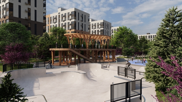 
  Продается 3-комн. квартира, 65.65 м², ЖК Зеленая территория, литера 1.1
. Фото 17.