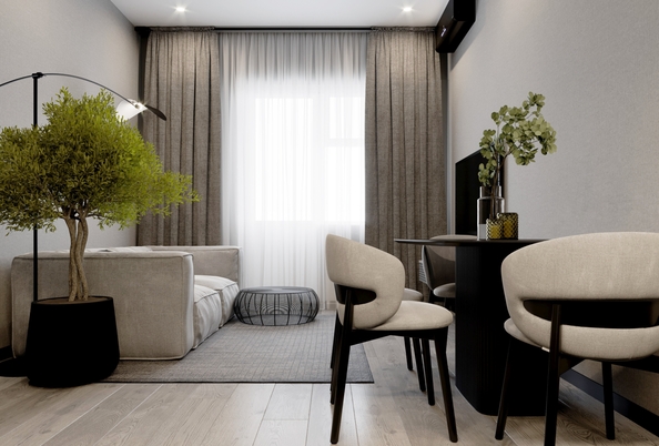 
  Продается 1-комн. квартира, 35.87 м², ЖК Теплые края, литер 2
. Фото 1.