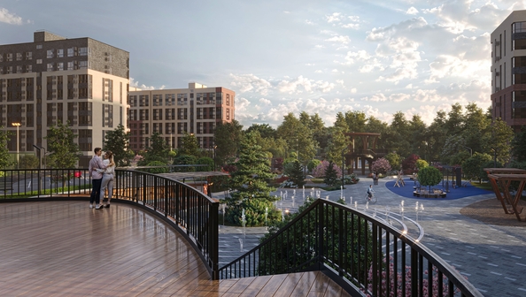 
  Продается 1-комн. квартира 37.51 м², в ЖК Зеленая территория, литера 1.3. Фото 29.