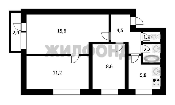 
  Продается 3-комн. квартира 49.9 м². Фото 21.