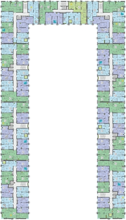 
  Продается 3-комн. квартира 74.95 м², в ЖК Зеленая территория, литера 1.2. Фото 3.