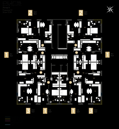 
  Продается 2-комн. квартира 58.3 м², в ЖК РИДЗ, литер 5. Фото 2.