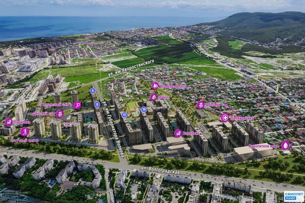 
  Продается 2-комн. квартира 59.4 м², в ЖК Город у моря, литера 19. Фото 8.