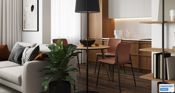 
  Продается 1-комн. квартира 60.65 м², в ЖК Светский лес, литер 4. Фото 7.