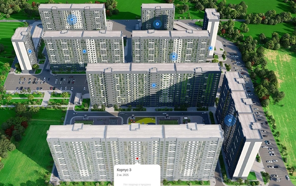 
  Продается 2-комн. квартира 51.79 м², в ЖК Друг, литера 7. Фото 11.