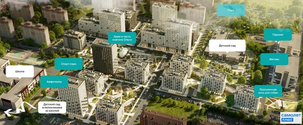 
  Продается 1-комн. квартира 39.1 м², в ЖК ИНАЧЕ в Молодежном, литер 1. Фото 11.