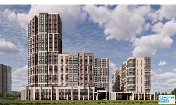
  Продается 2-комн. квартира 59.7 м², в ЖК Парковый, литер 1. Фото 2.