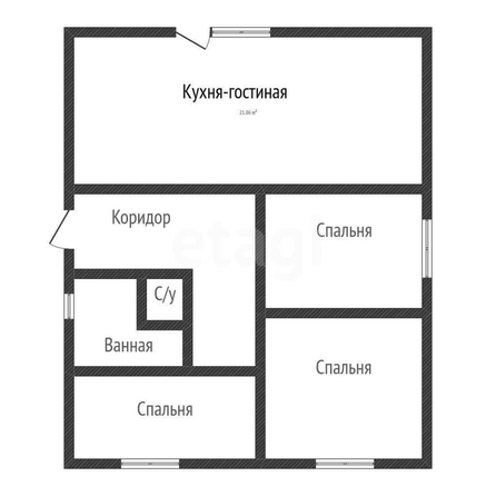 
  Продается дом 88 м². Фото 1.