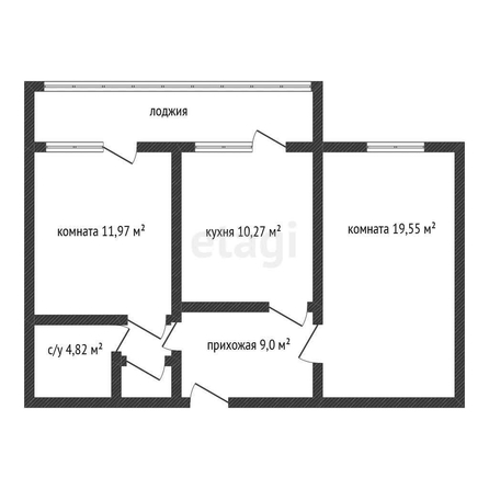 
  Продается 2-комн. квартира 57.8 м². Фото 9.