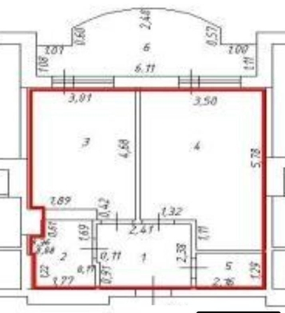 
  Продается 1-комн. квартира 50 м². Фото 19.