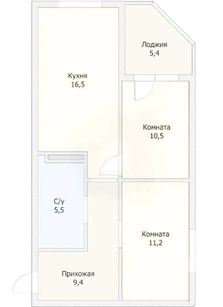 
  Продается 2-комн. квартира 59 м². Фото 26.
