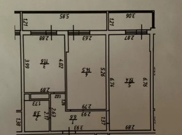 
  Продается 2-комн. квартира 63 м². Фото 3.
