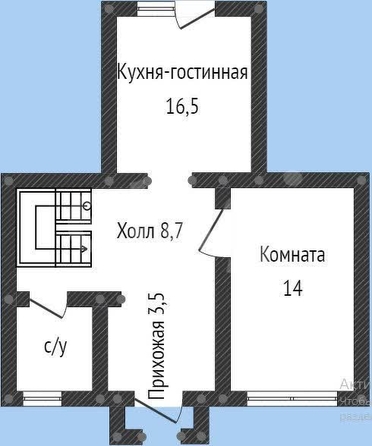 
  Продается 3-комн. квартира 117.4 м². Фото 1.