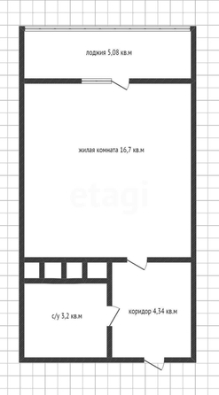 
  Продается студия 24.2 м², в ЖК Родные просторы, литера 3. Фото 1.