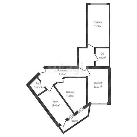 
  Продается 3-комн. квартира 74.6 м². Фото 1.