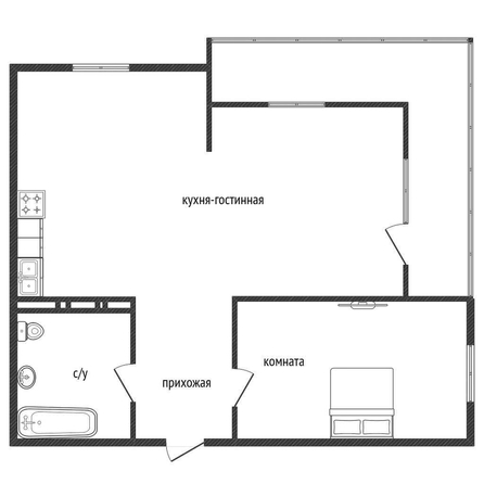 
  Продается 2-комн. квартира 50.1 м². Фото 3.