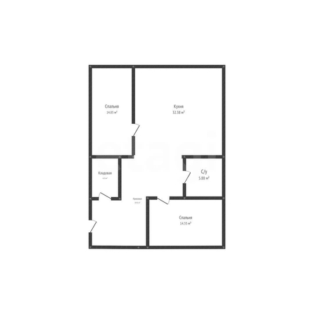 
  Продается 3-комн. квартира 86.2 м². Фото 1.