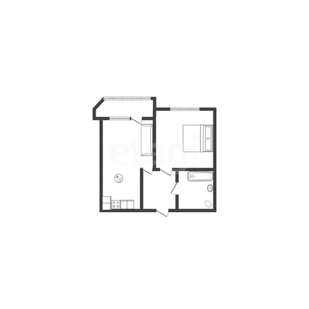 
  Продается 1-комн. квартира 36.7 м², в ЖК Ural (Урал). Фото 1.