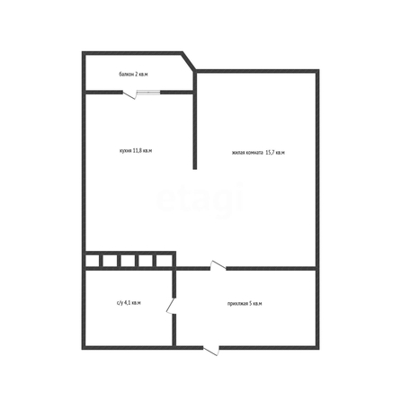 
  Продается 1-комн. квартира 38.6 м². Фото 1.