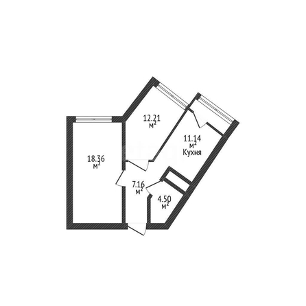 
  Продается 2-комн. квартира 53.1 м². Фото 12.