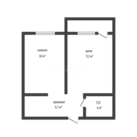
  Продается 1-комн. квартира 32.9 м². Фото 1.