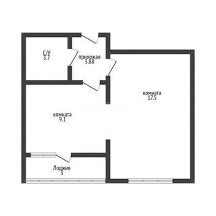 
  Продается 1-комн. квартира 38.1 м². Фото 1.