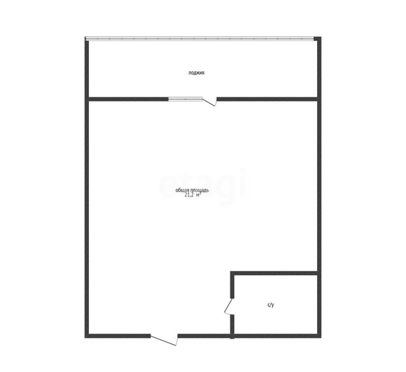 
  Продается студия 25.3 м². Фото 1.